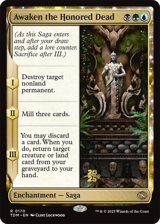 Awaken the Honored Dead [Tarkir: Dragonstorm Prerelease Cards]