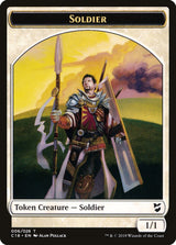 Cat // Soldier Double-Sided Token [Commander 2018 Tokens]