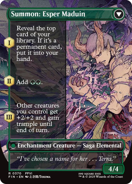 Esper Origins // Summon: Esper Maduin (Borderless) [FINAL FANTASY]