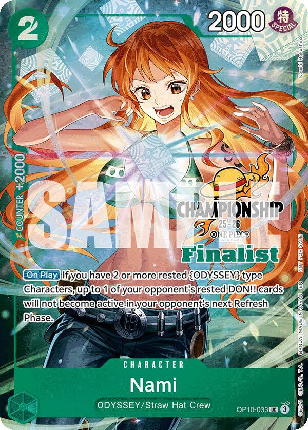 Nami (CS 25-26 Finalist Card Set 1) [One Piece Promotion Cards]