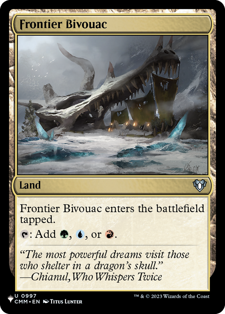 Frontier Bivouac (CMM) [The List]