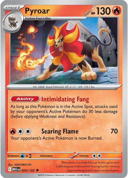 Pyroar (024/132) [Mega Evolution: Base Set]