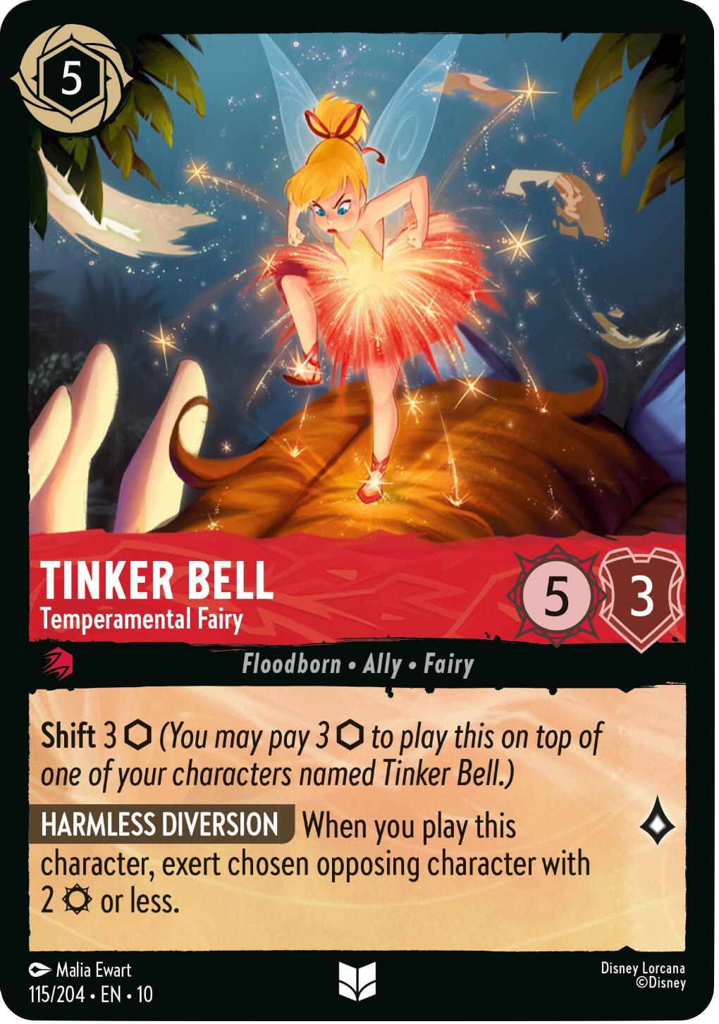 Tinker Bell - Temperamental Fairy (115/204) [Whispers in the Well]