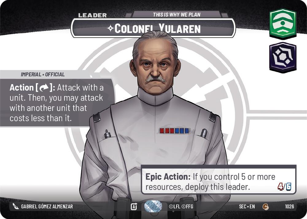 Colonel Yularen - This is Why We Plan (Showcase) (1026) (1026) [Secrets of Power]