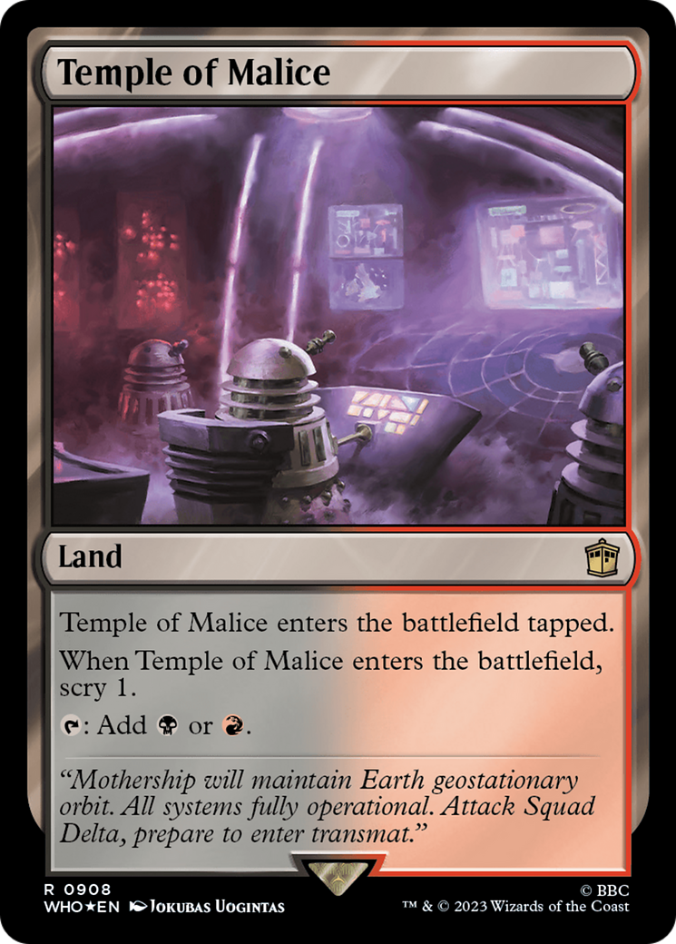 Temple of Malice (Surge Foil) [Doctor Who]