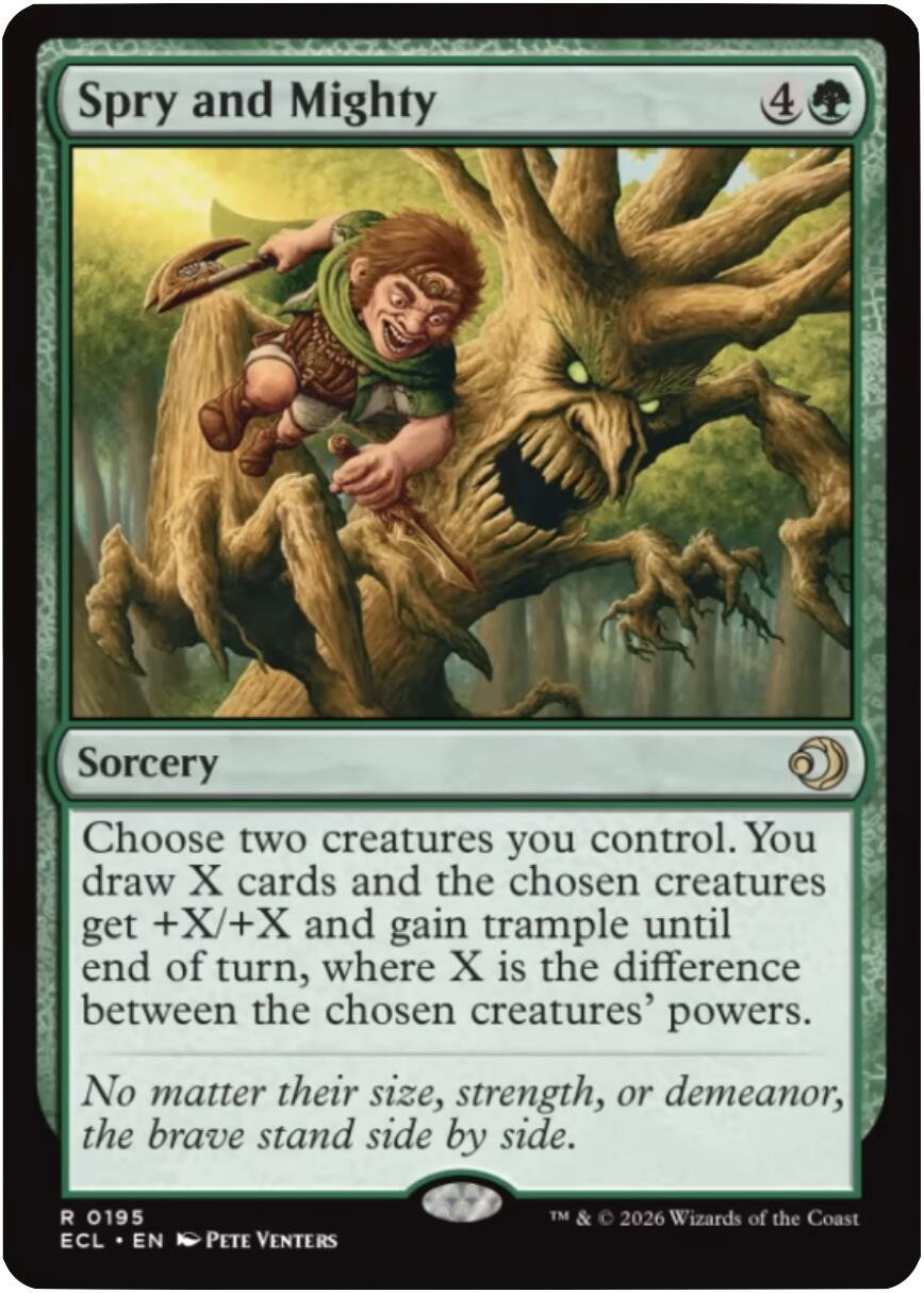 Spry and Mighty [Lorwyn Eclipsed]