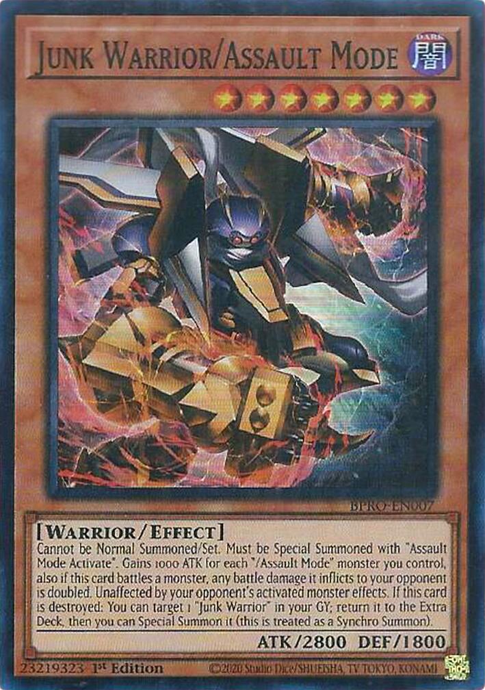 yugioh junk cards Junk Warrior/Assault Mode [BPRO-EN007] Super Rare – Fabled Games