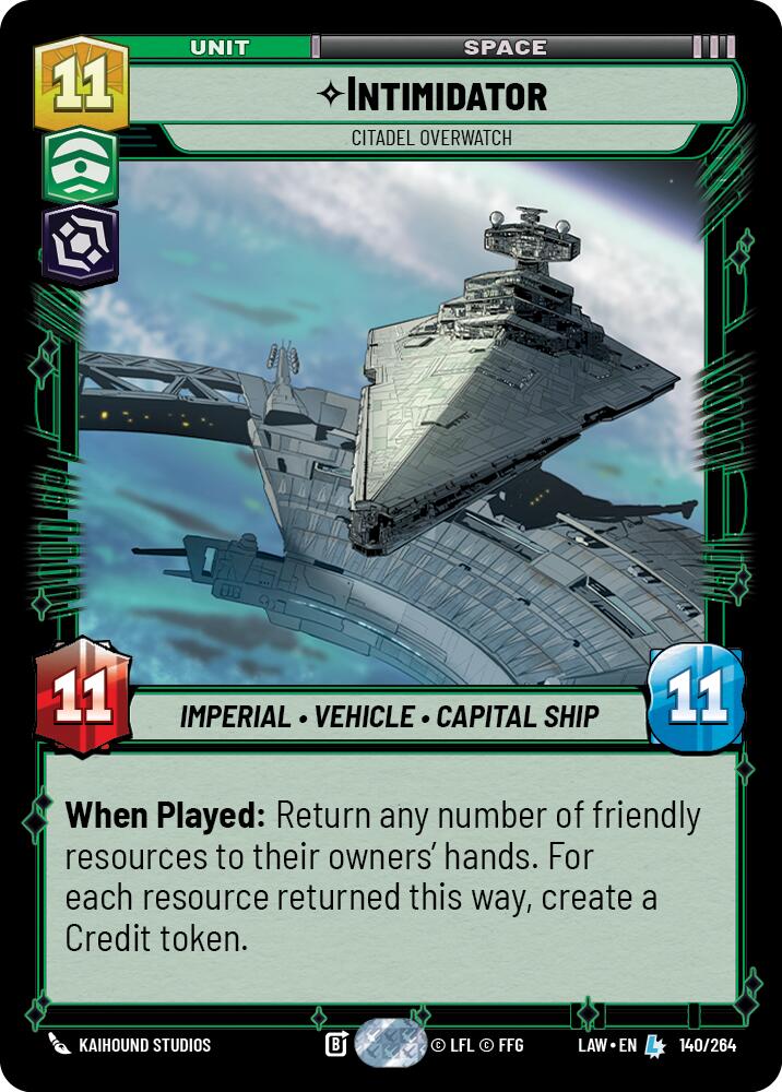 Intimidator - Citadel Overwatch (140/264) (140/264) [A Lawless Time]