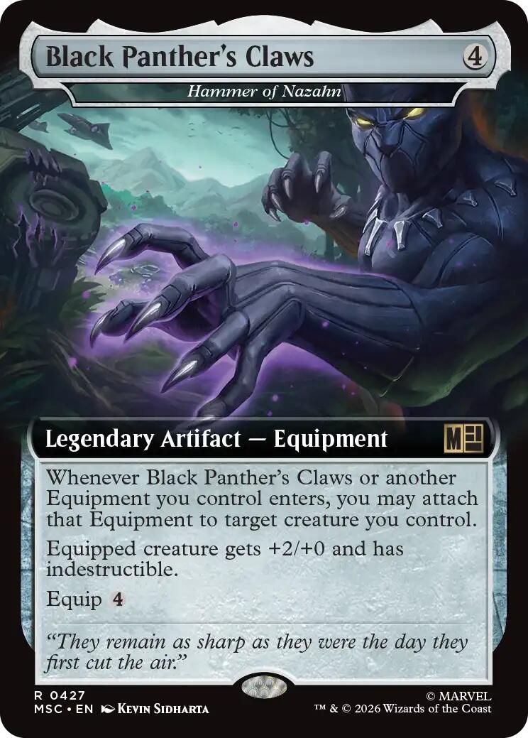 Black Panther's Claws (Extended Art) [Marvel Super Heroes Commander]