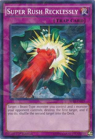 Super Rush Recklessly [BP03-EN219] Shatterfoil Rare