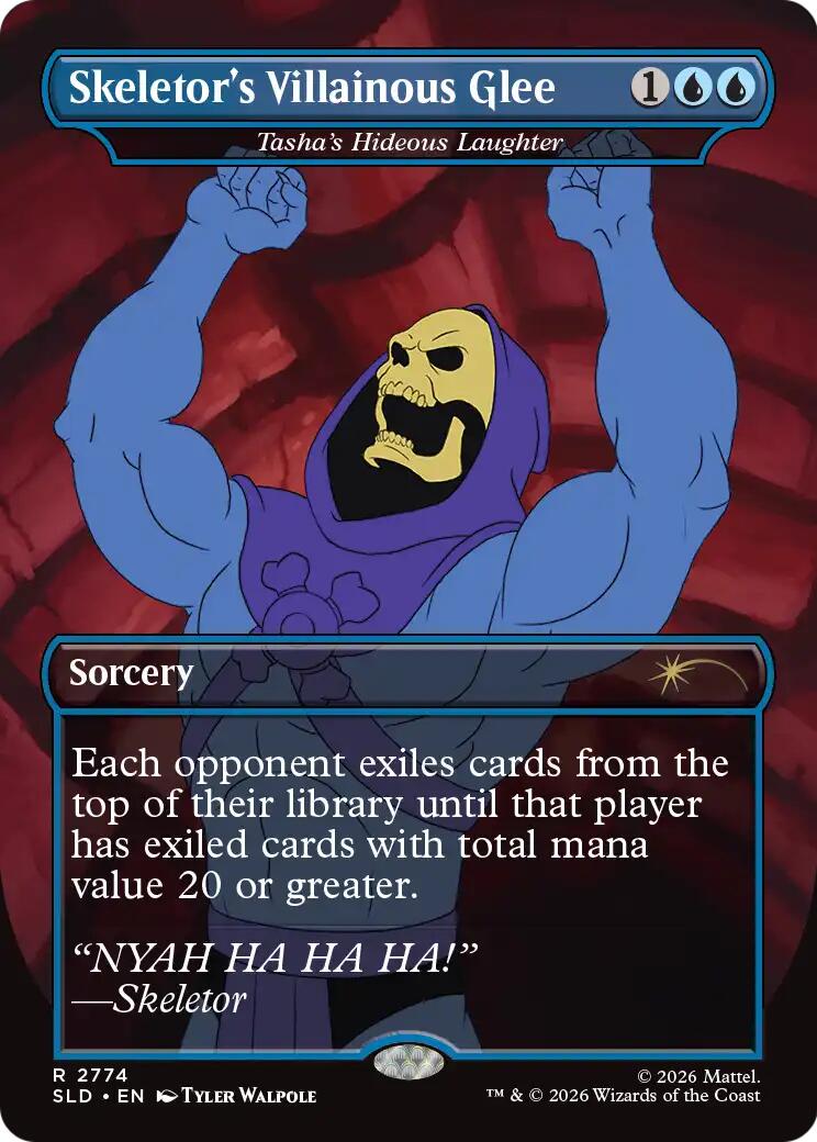 Skeletor's Villainous Glee - Tasha's Hideous Laughter [Secret Lair Drop Series]