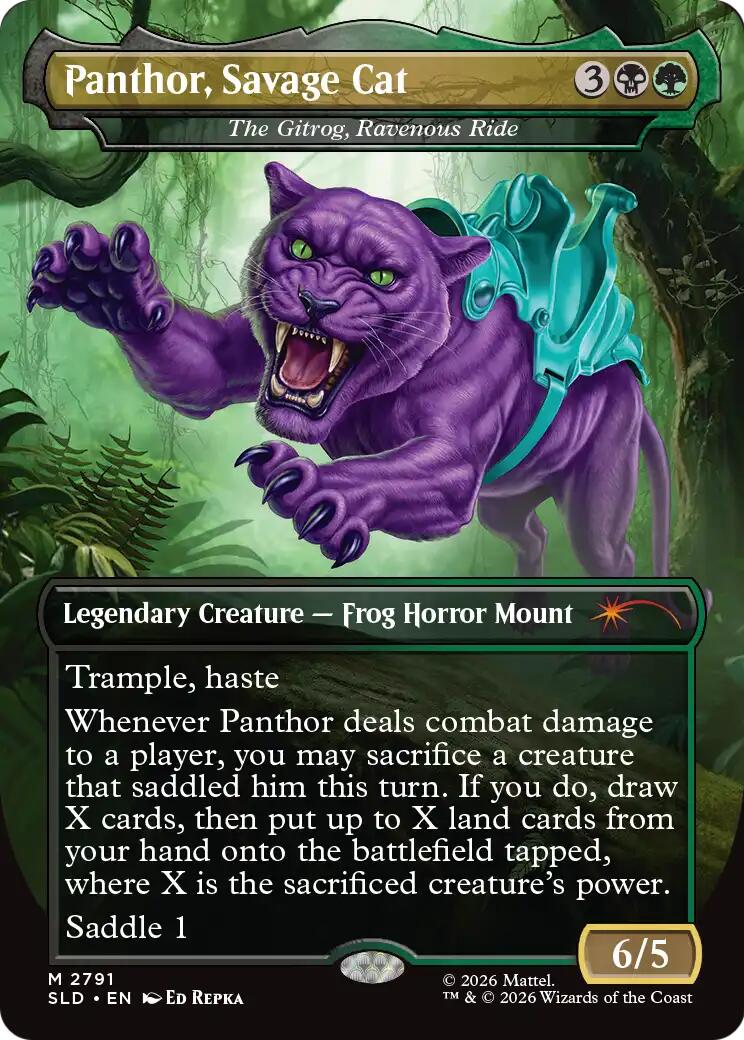 Panthor, Savage Cat - The Gitrog, Ravenous Ride [Secret Lair Drop Series]