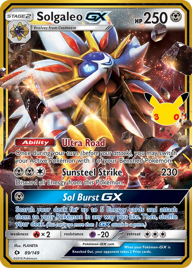 Solgaleo GX (89/149) [Mega Evolution: 30th Celebration Classic Collection]
