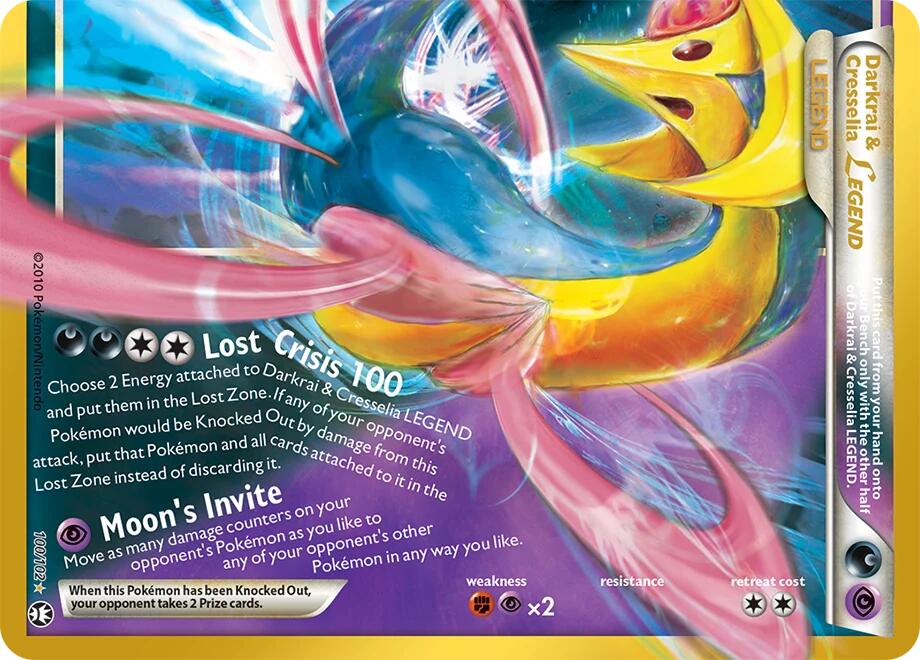 Darkrai & Cresselia Legend (100/102) (Bottom) [Mega Evolution: 30th Celebration Classic Collection]