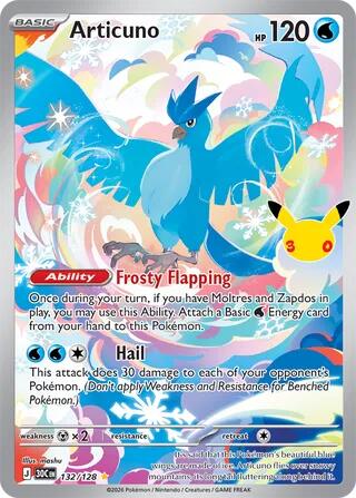 Articuno (132/128) [Mega Evolution: 30th Celebration]