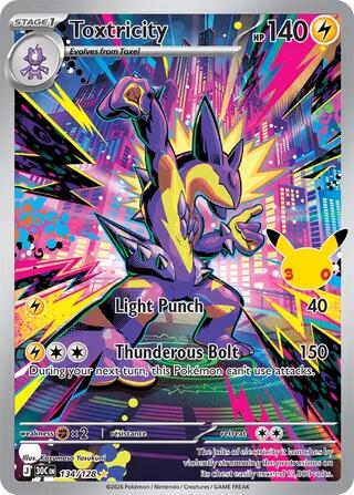 Toxtricity (134/128) [Mega Evolution: 30th Celebration]