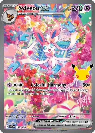 Sylveon ex (153/128) [Mega Evolution: 30th Celebration]