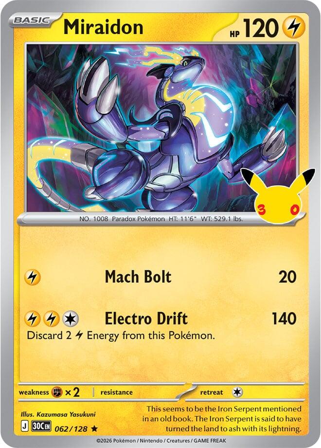 Miraidon (062/128) [Mega Evolution: 30th Celebration]