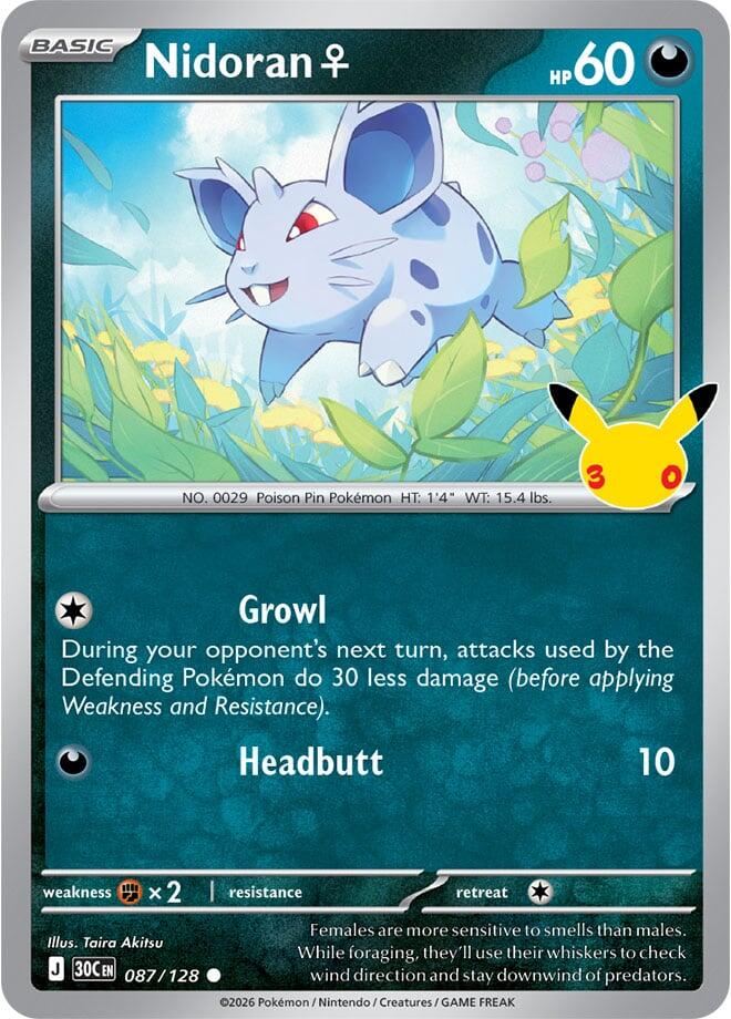 Nidoran F (087/128) [Mega Evolution: 30th Celebration]