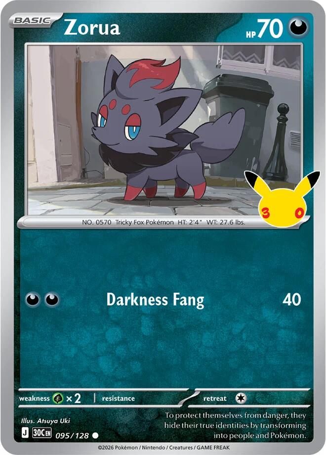 Zorua (095/128) [Mega Evolution: 30th Celebration]