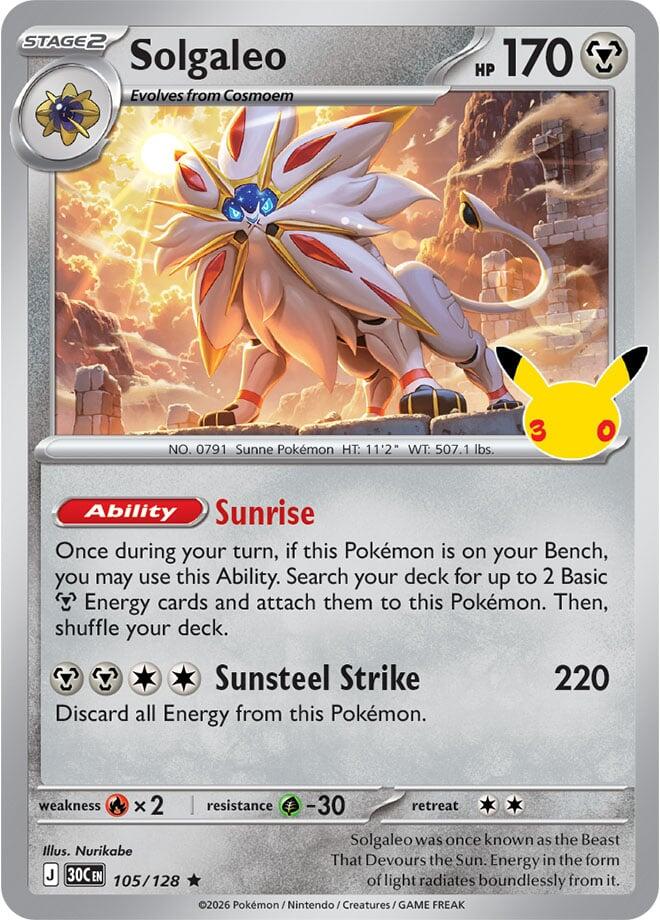 Solgaleo (105/128) [Mega Evolution: 30th Celebration]