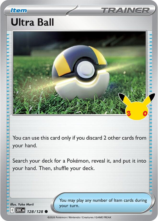 Ultra Ball (128/128) [Mega Evolution: 30th Celebration]