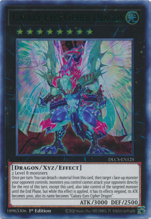 Galaxy-Eyes Cipher Dragon (Green) [DLCS-EN125] Ultra Rare