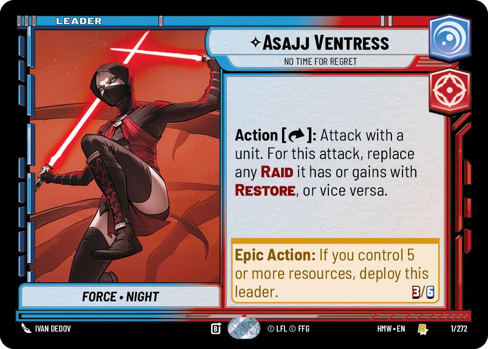 Asajj Ventress - No Time For Regret (1/272) (1/272) [Homeworlds]