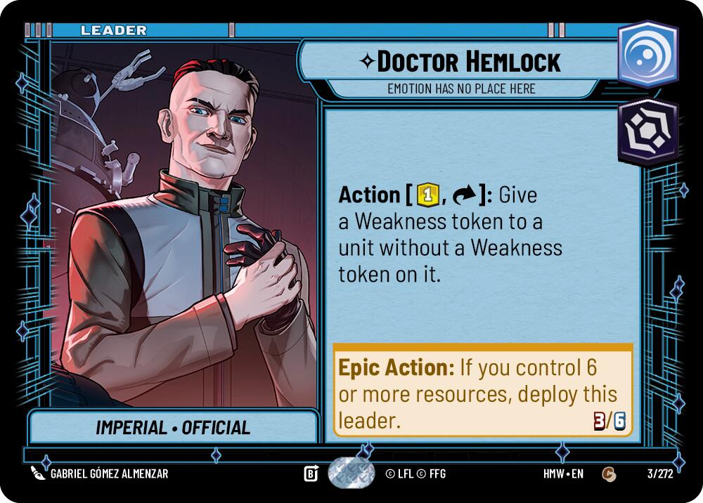 Doctor Hemlock - Emotion Has No Place Here (3/272) (3/272) [Homeworlds]