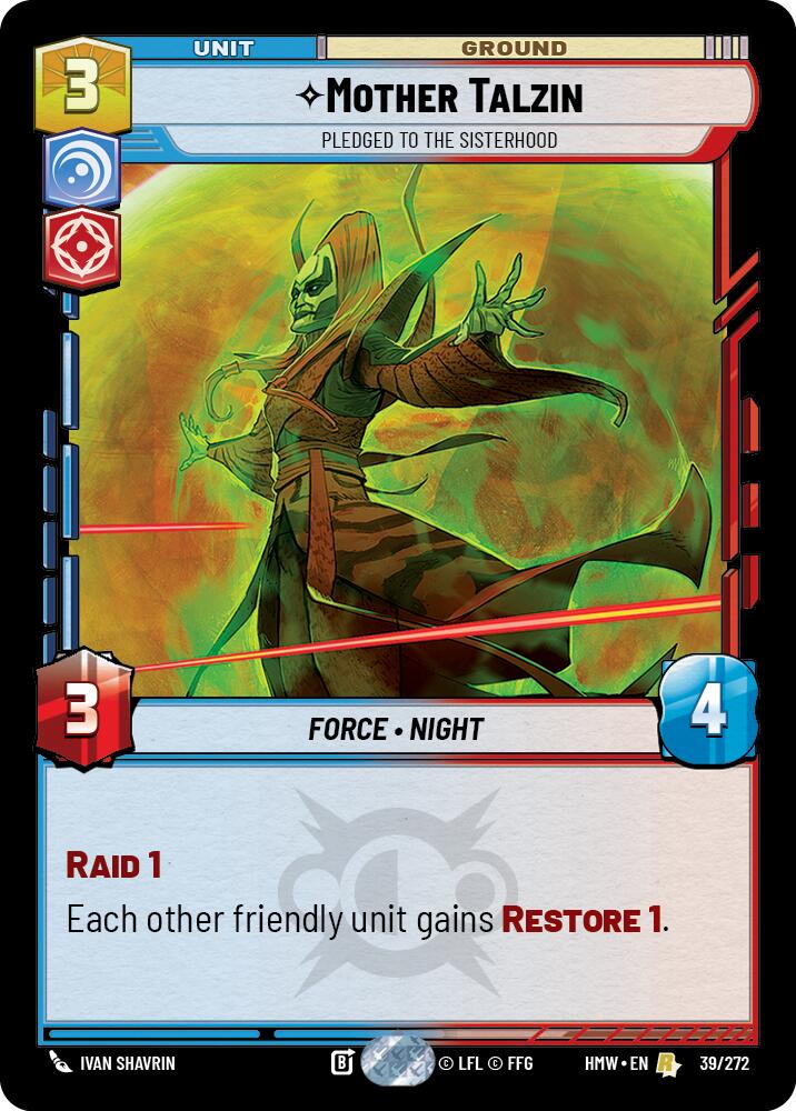 Mother Talzin - Pledged to the Sisterhood (39/272) (39/272) [Homeworlds]