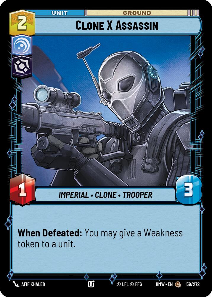 Clone X Assassin (59/272) (59/272) [Homeworlds]