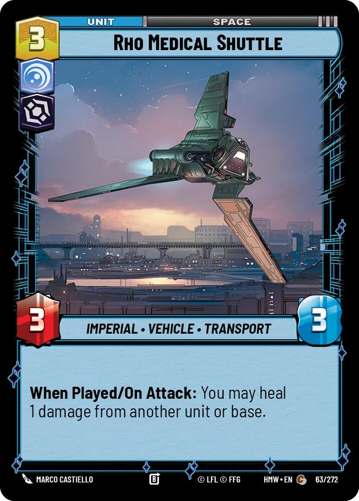 Rho Medical Shuttle (63/272) (63/272) [Homeworlds]