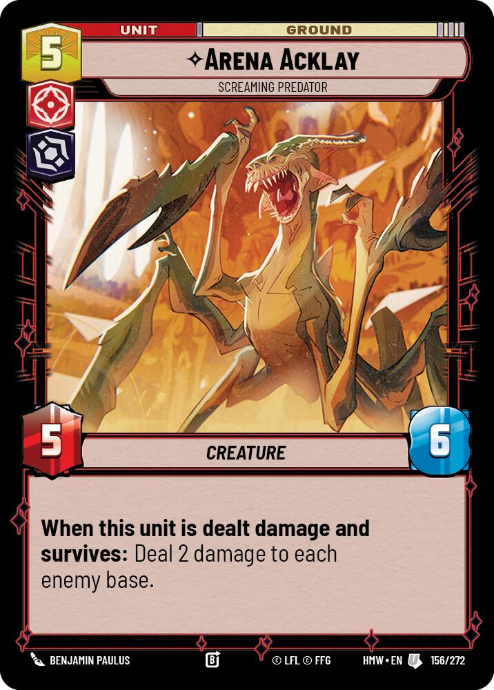 Arena Acklay - Screaming Predator (156/272) (156/272) [Homeworlds]