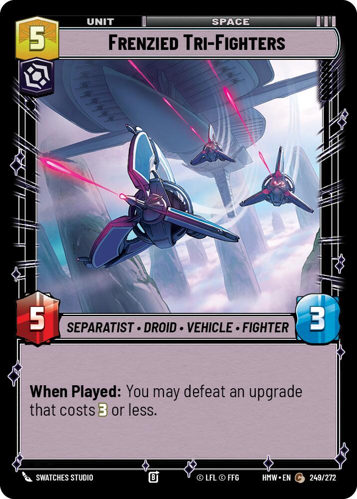 Frenzied Tri-Fighters (249/272) (249/272) [Homeworlds]