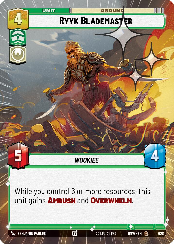 Ryyk Blademaster (628) (Hyperspace Foil) (628) [Homeworlds]