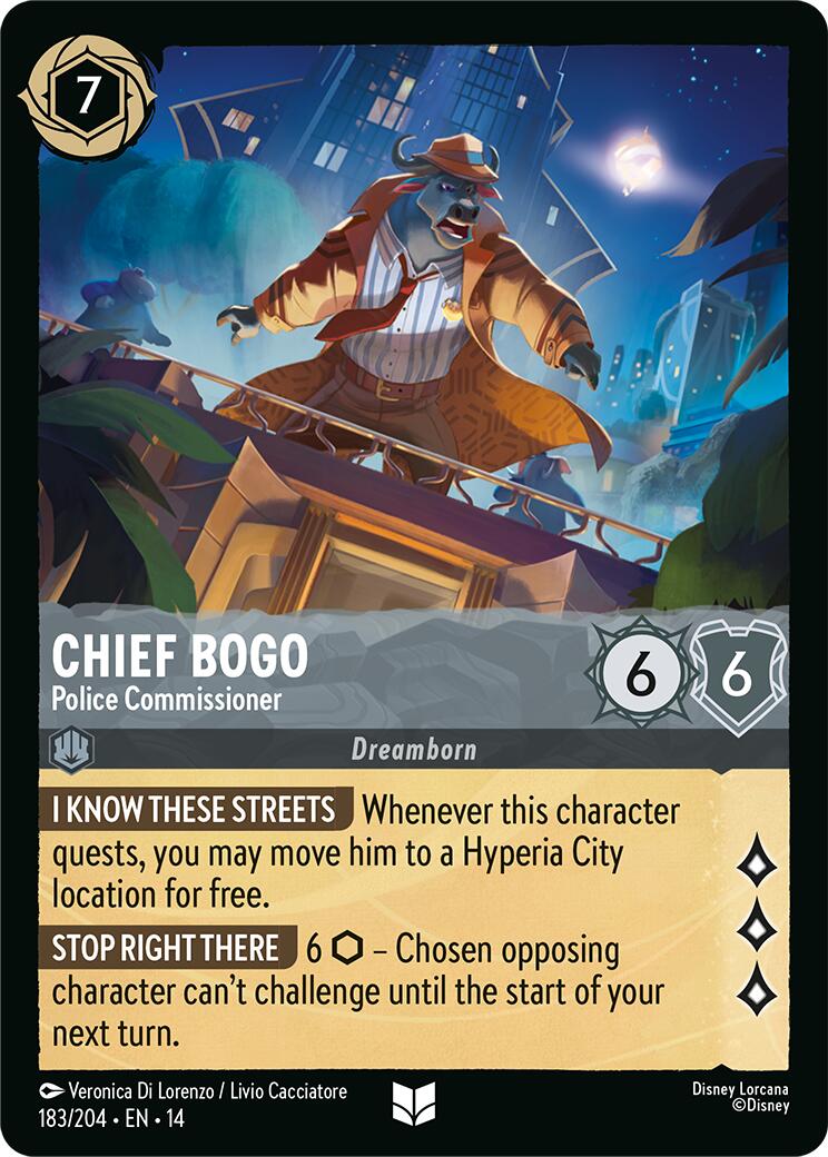 Chief Bogo - Police Commissioner (183/204) [Hyperia City]