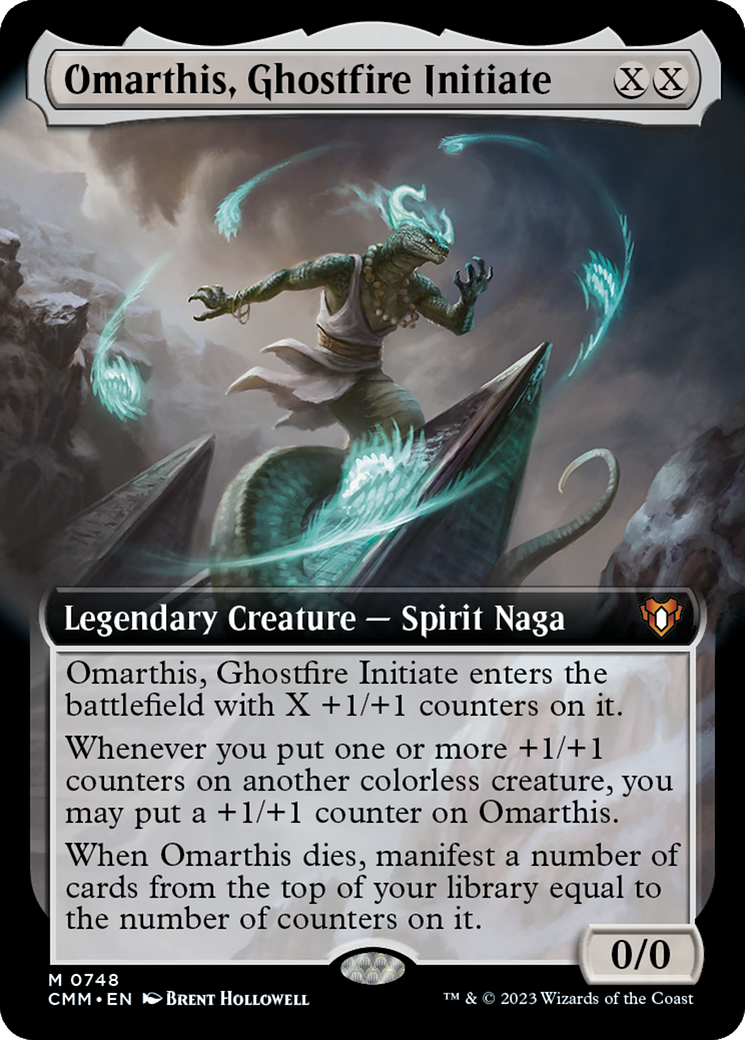 Omarthis, Ghostfire Initiate (Extended Art) [Commander Masters]