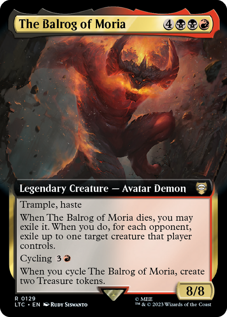 The Balrog of Moria (Extended Art) [The Lord of the Rings: Tales of Middle-Earth Commander]