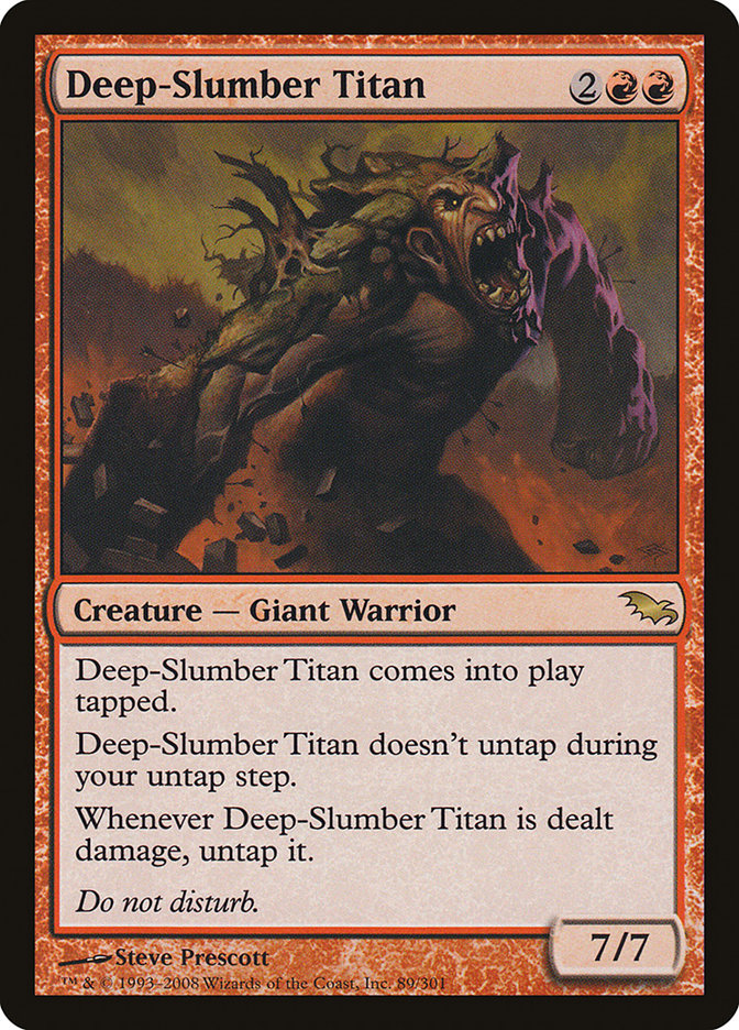 Deep-Slumber Titan [Shadowmoor]