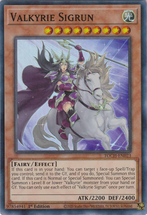 Valkyrie Sigrun [TOCH-EN023] Super Rare