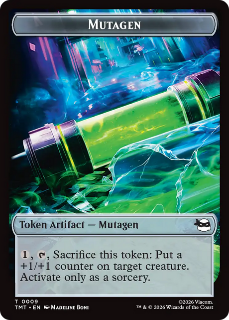 Ninja // Mutagen Double-Sided Token [Teenage Mutant Ninja Turtles Tokens]