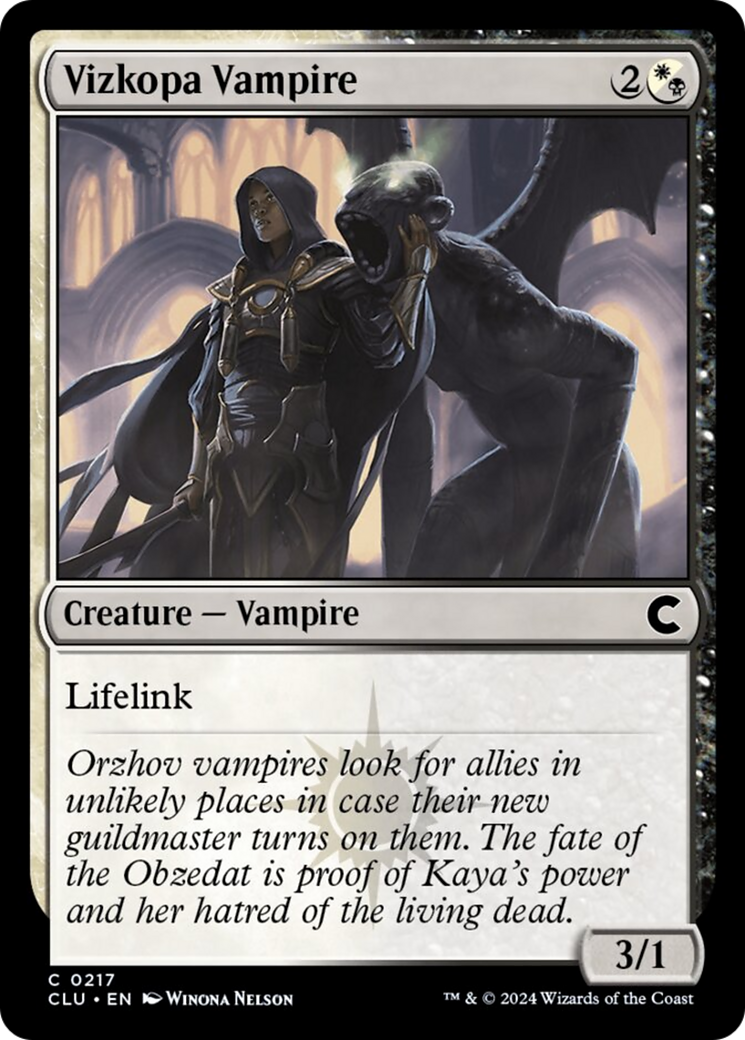 Vizkopa Vampire [Ravnica: Clue Edition]