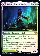 Halvar, God of Battle // Sword of the Realms [Kaldheim Prerelease Promos]