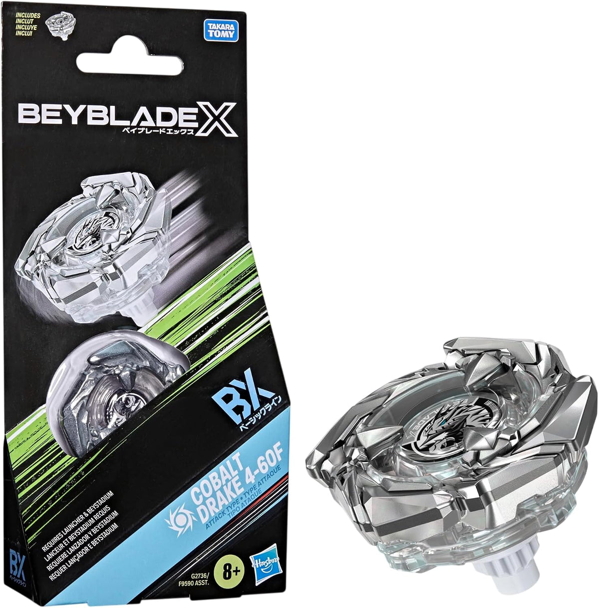 Beyblade X Cobalt Drake 4-60F Booster Pack