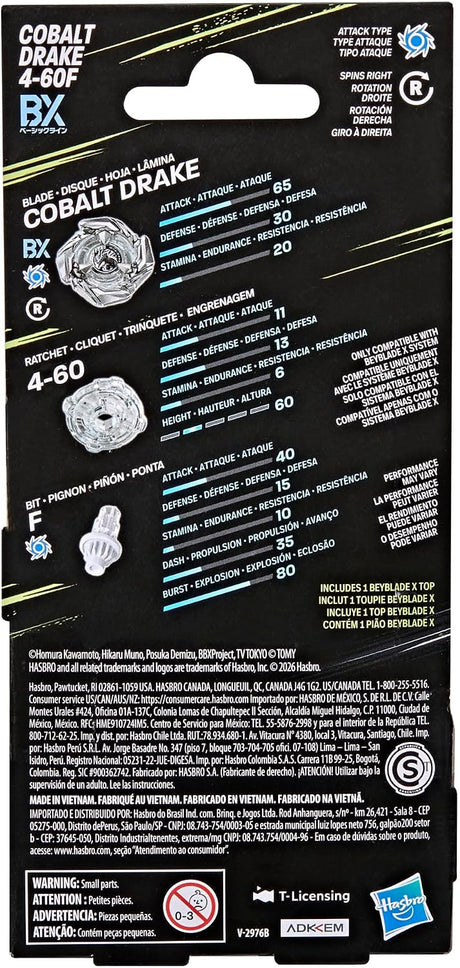 Beyblade X Cobalt Drake 4-60F Booster Pack