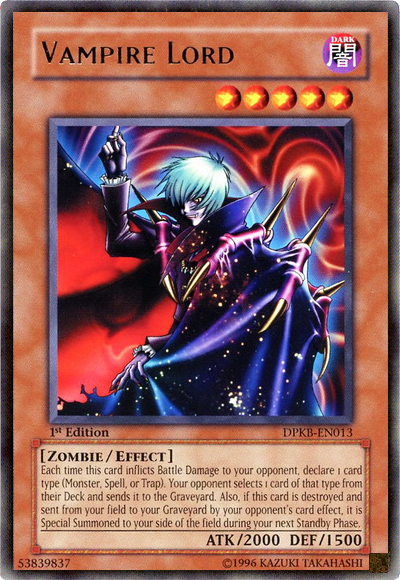 Vampire Lord [DPKB-EN013] Rare