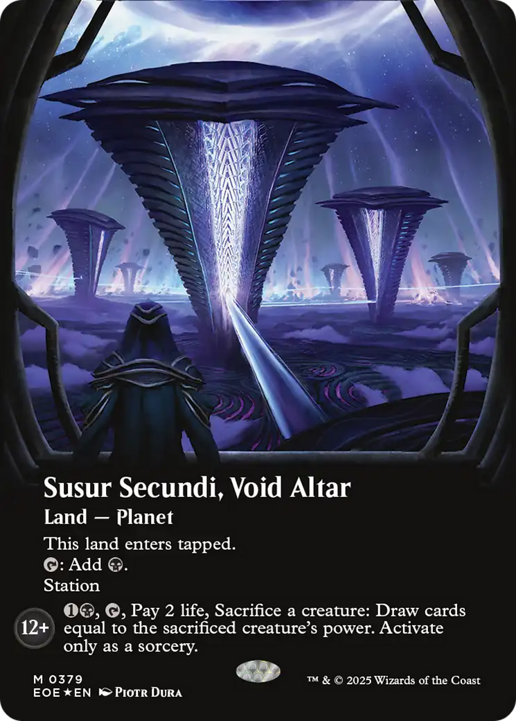 Susur Secundi, Void Altar (Borderless) (Galaxy Foil) [Edge of Eternities]