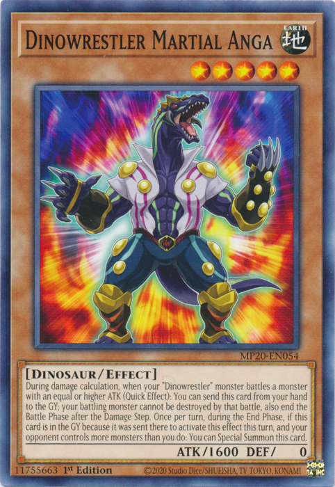 Dinowrestler Martial Anga [MP20-EN054] Common