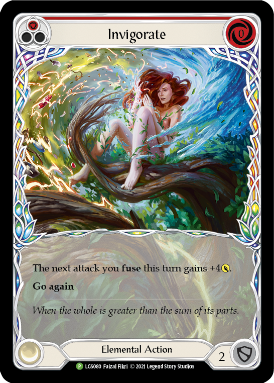 Invigorate (Red) [LGS080] (Promo)  Rainbow Foil