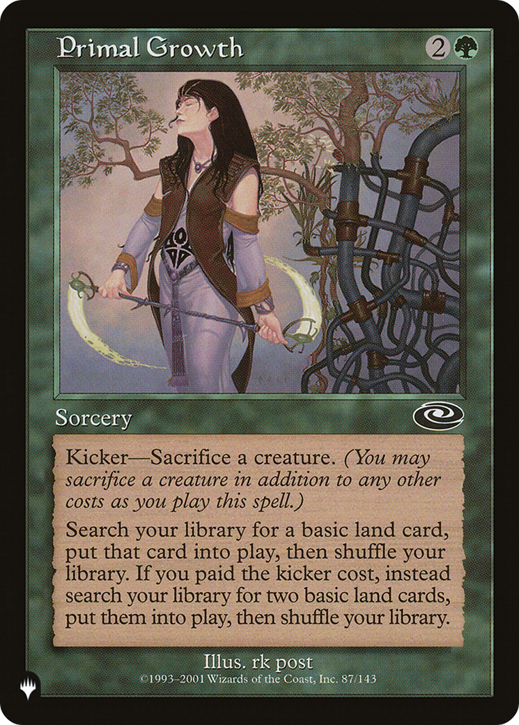 Primal Growth [The List Reprints]